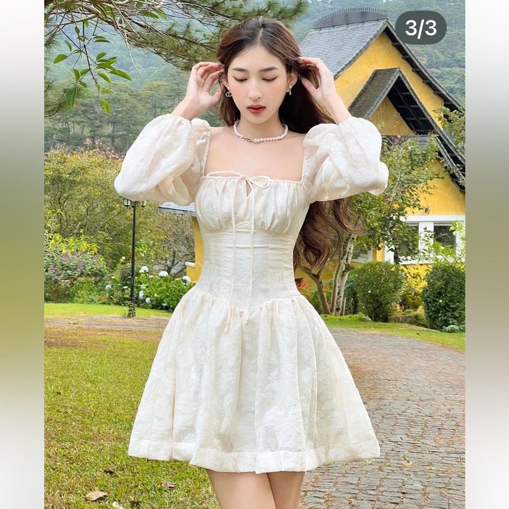 Elegant Cream Dress